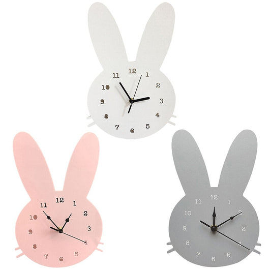 Frendorf | HopTock - Schönes Kaninchen-Wanduhr für Spielplätze