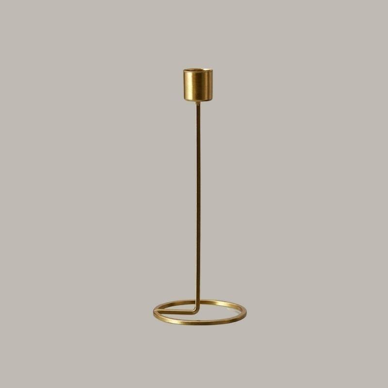 Frendorf | CandleLuxe Metall Kerzenhalter & Kandelaber | Modernes Design | In Gold & Schwarz erhältlich