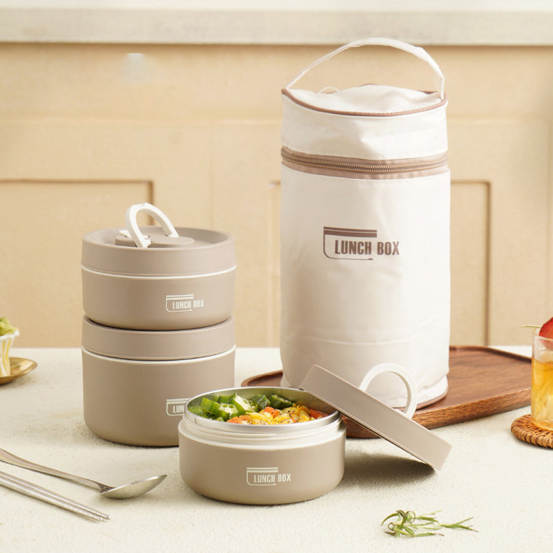Edelstahl tragbare isolierte Lunchbox