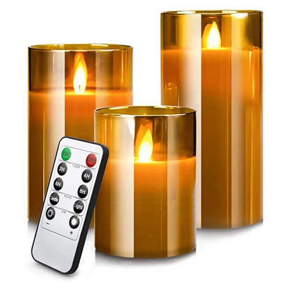 Frendorf | Elektrische Kerzen | 3 einstellbare LED-Lichter