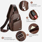 Frendorf | Schultertasche Crossbodytasche für Herren mit USB-Ladeanschluss