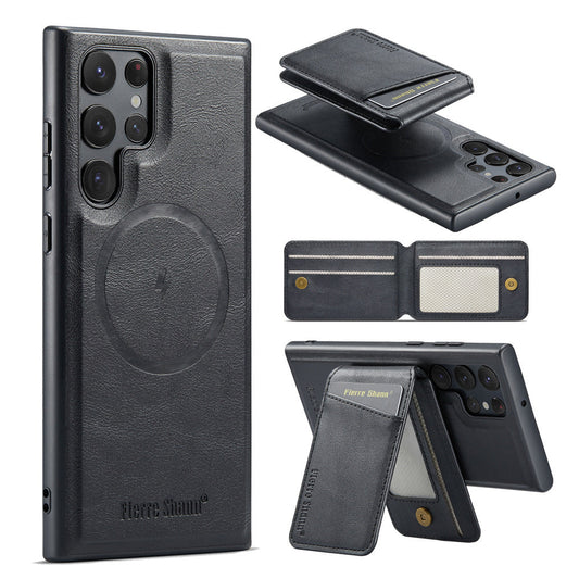 Frendorf | 2 In 1 Magnetische Geldbörse Leder Flip-Handyhülle Für Samsung S24