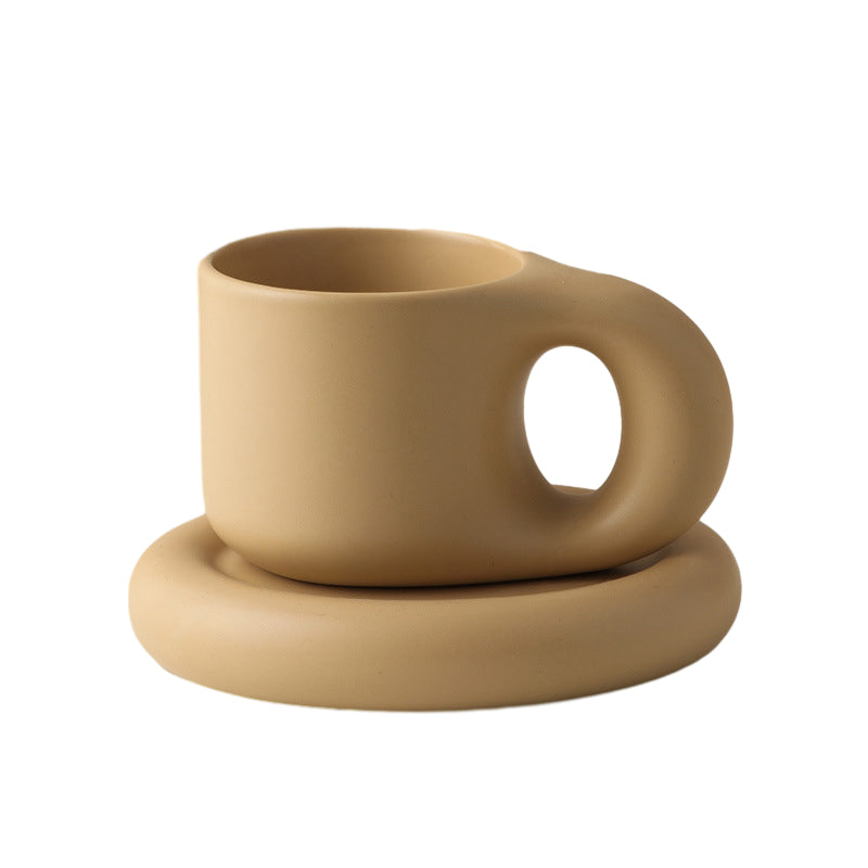 Nordic Minimalist Süße Dicke Tasse