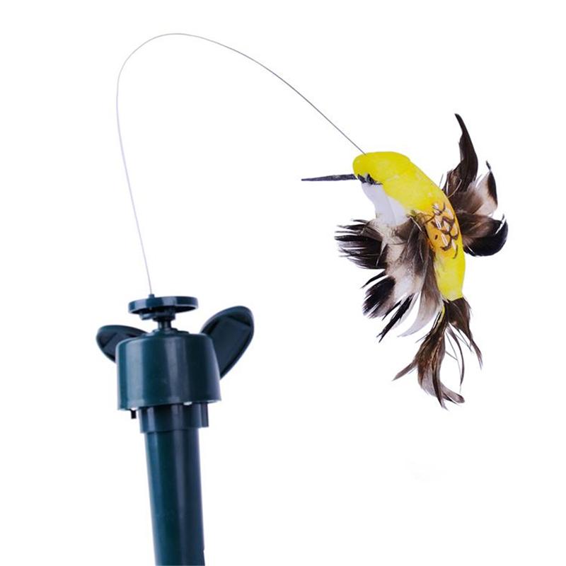 Solarbetriebener tanzender Kolibri und Schmetterling