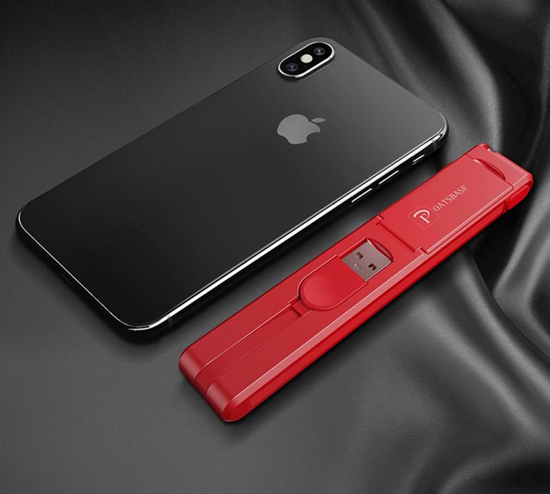 Frendorf | 3-in-1 USB-Kabel & Handyhalter - Das einzige Kabel, das Sie für alle Geräte benötigen