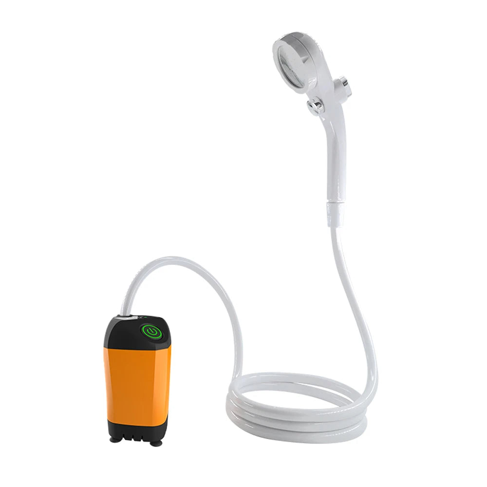 Frendorf | Tragbare elektrische Dusche für Outdoor-Camping mit Temperaturanzeige