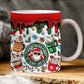Frendorf | 3D Weihnachten Aufgeblasene Tasse Wrap