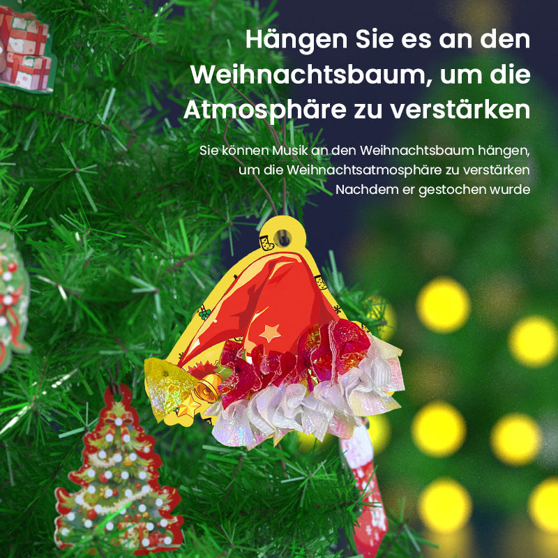 Frendorf | 24 themenbezogene Weihnachtsbaum-DIY-Ornamente