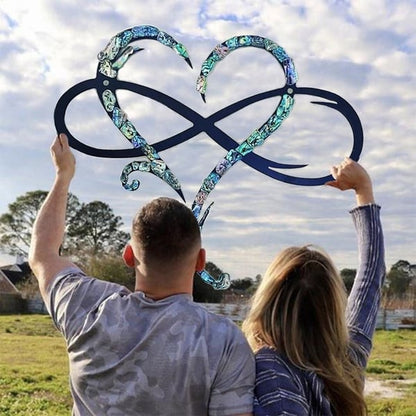 Frendorf | Eiserne Wanddekoration mit Unendlichkeitsherz