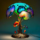 Frendorf | Buntglas-Pflanzen-Serie Tischlampe