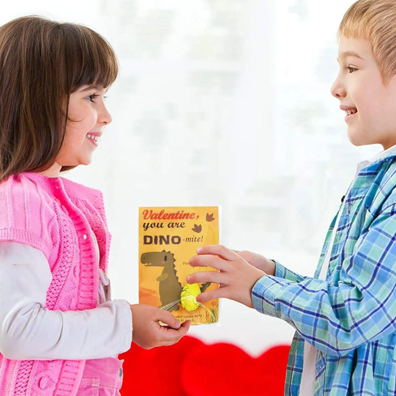 Frendorf | 2024 Ostertagskarten mit Dinosauriereiern 24 Stück/Set