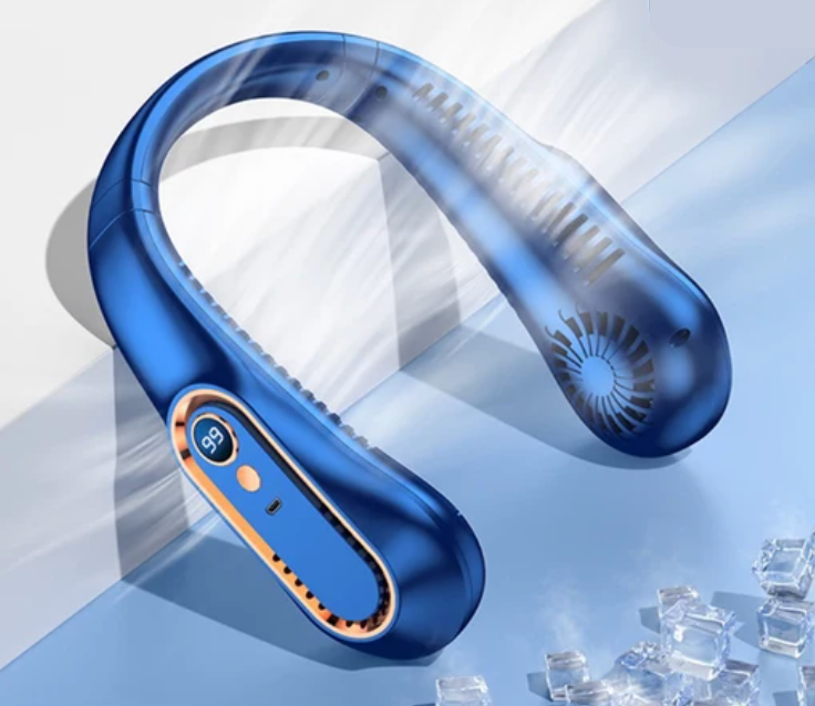 AirNeck | Wiederaufladbarer tragbarer Nackenventilator