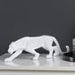 Geometrische Pantherstatue der modernen Kunst