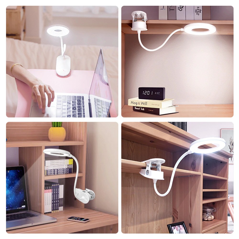 Drahtlose Bettseite Clip-On Lampe