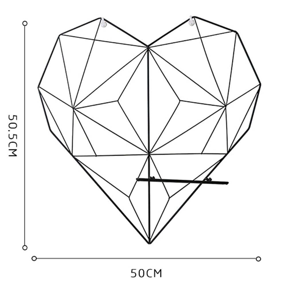 Herzförmiger Wandorganizer