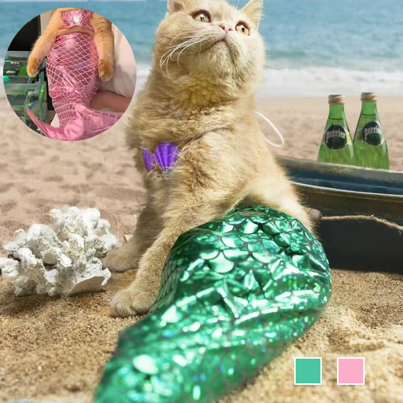 Frendorf | Lustige Meerjungfrauen-Kleidung für Katzen