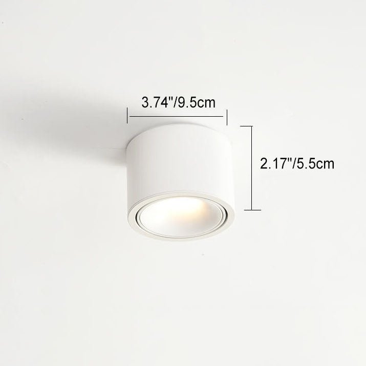 Origo Minimalistische LED Deckenleuchte - Verstellbarer Rund Einbaulampe