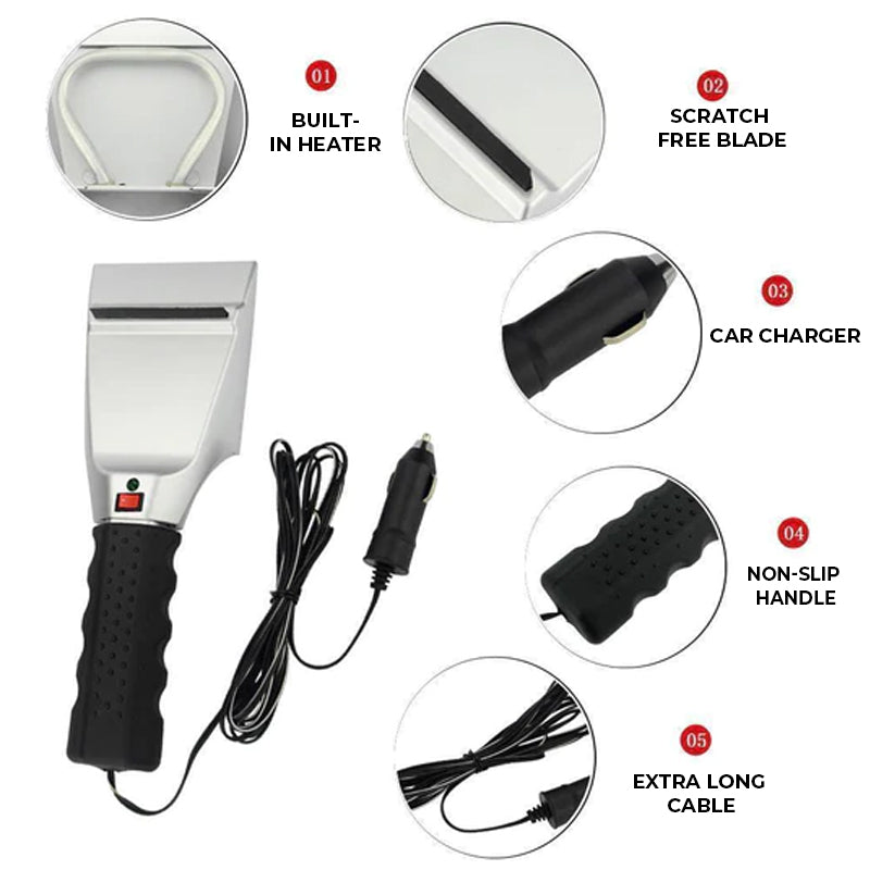 Frendorf | Auto beheizter Schnee- und Eiskratzer