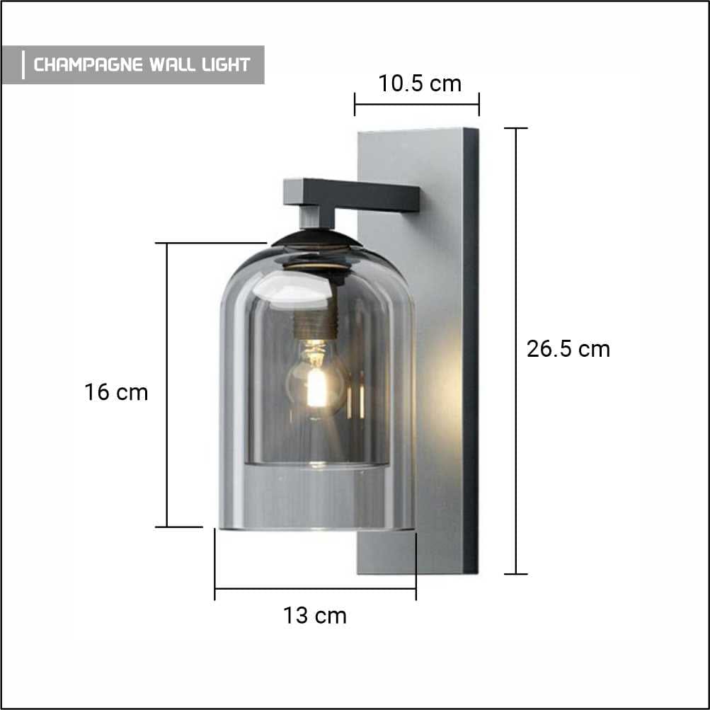 Champagner Wandlampe
