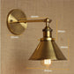 Schmiedeeisen -Vintage Wandleuchte - Messinglampe