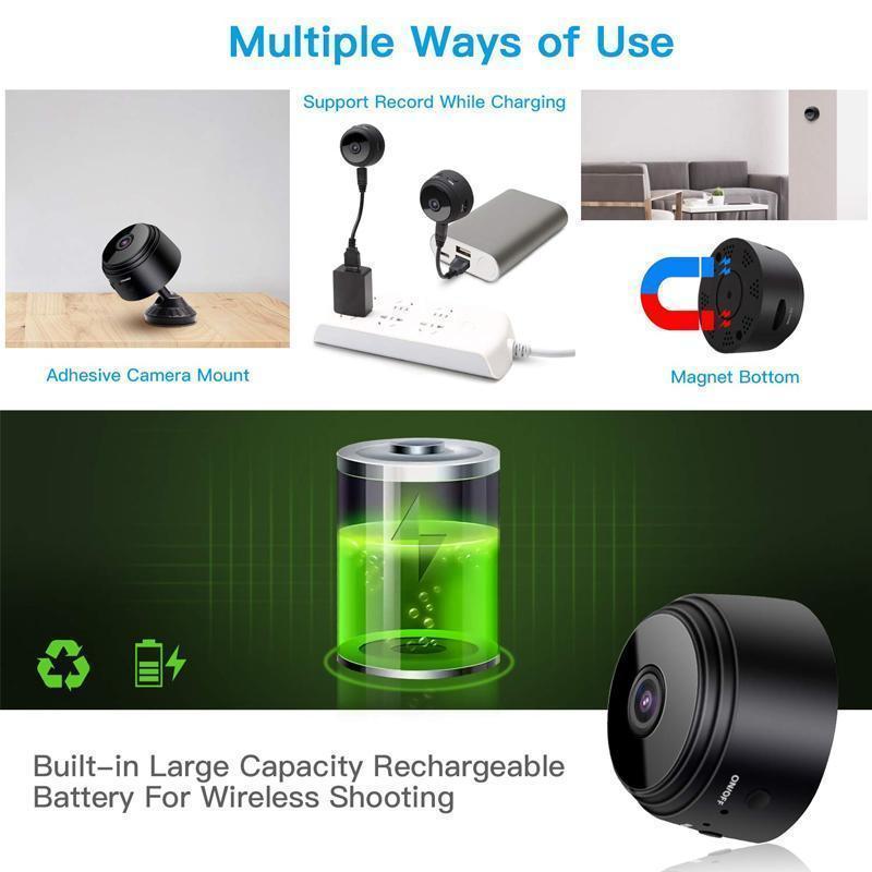 1080p Magnetische WiFi Mini Kamera