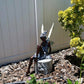 Sitzende Elf Skulptur | Garten Deko