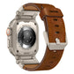 Frendorf | Neues Titan-Metallkopf-Lederarmband für die Apple Watch
