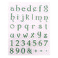 Frendorf | Alphabet oder Zahlen Kuchen Stempel Werkzeug