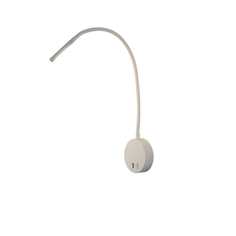 Frendorf | LumaFlex USB LED-Wandleuchte | Wiederaufladbar | Flexibler Silikon-Spot | Leselampe | Modernes Design