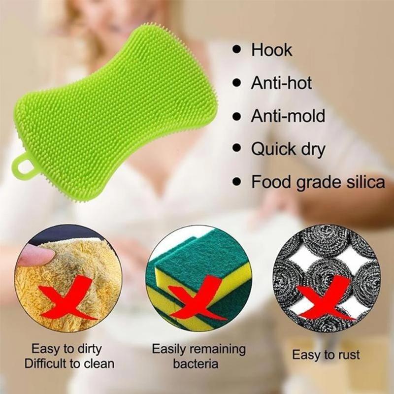 Frendorf | Silicone Küchen Geschirrspülbürste