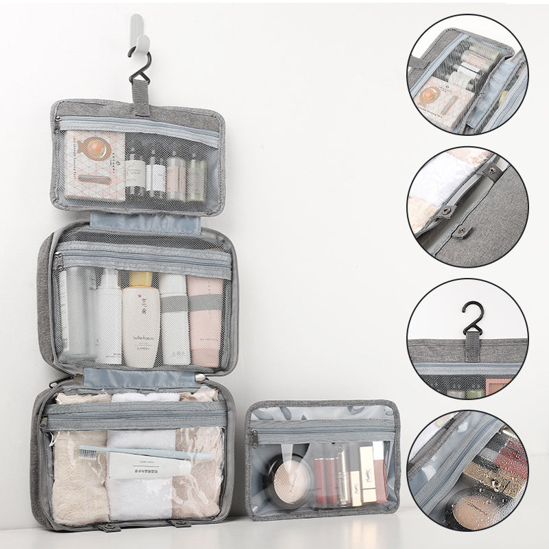 Frendorf | Perfekt für Reisen - Kulturtasche für Damen mit Aufhängehaken