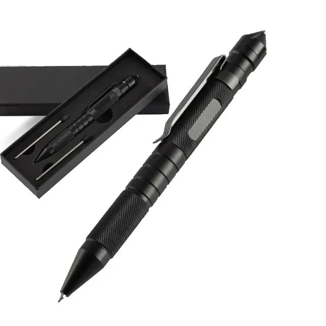 Frendorf | Hochwertiger tragbarer multifunktionaler 3-in-1-Militär-Taktikstift