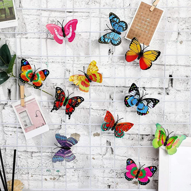 Frendorf | LumiWings - 3D bunte LED Schmetterlings Nachtlichter