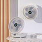 Frendorf | BreezeMate Mini-USB Ventilator | Tragbar & Wiederaufladbar | Verstellbar | Wand- & Desktopnutzung