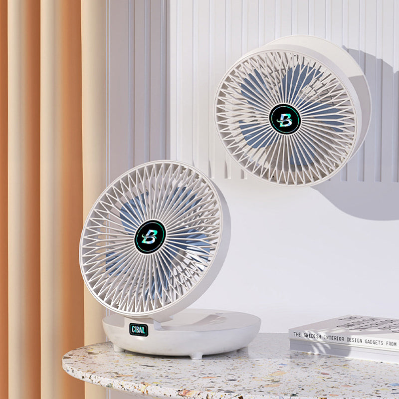 Frendorf | BreezeMate Mini-USB Ventilator | Tragbar & Wiederaufladbar | Verstellbar | Wand- & Desktopnutzung