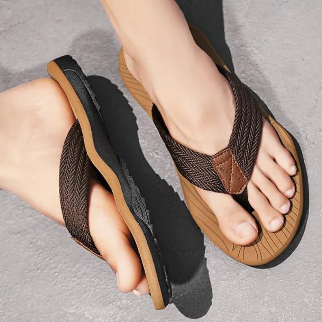 Frendorf | Komfortable Herren Orthopädische Slipper, unterstützend und bequem