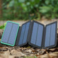 Frendorf | Energie aus Sonnenlicht gewinnen mit dem faltbaren Dual-USB 4-Panel Solar Power Bank & Ladegerät