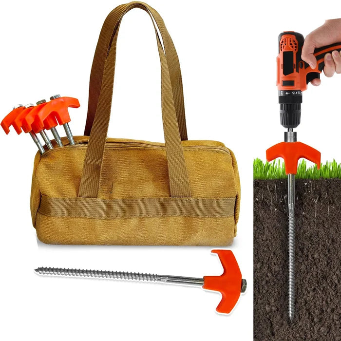 Frendorf | 8" Schraubzelte - Bodenanker Schraubbar