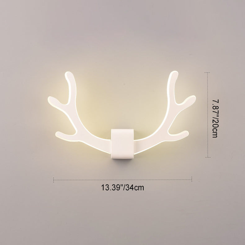 Frendorf | LumiAntler LED Wandleuchte | Nordisches Geweihdesign | Modernes Acryl | Warmes & Kaltes Licht | Kreative Wandlampe