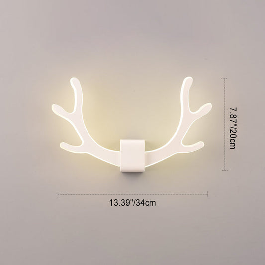 Frendorf | LumiAntler LED Wandleuchte | Nordisches Geweihdesign | Modernes Acryl | Warmes & Kaltes Licht | Kreative Wandlampe