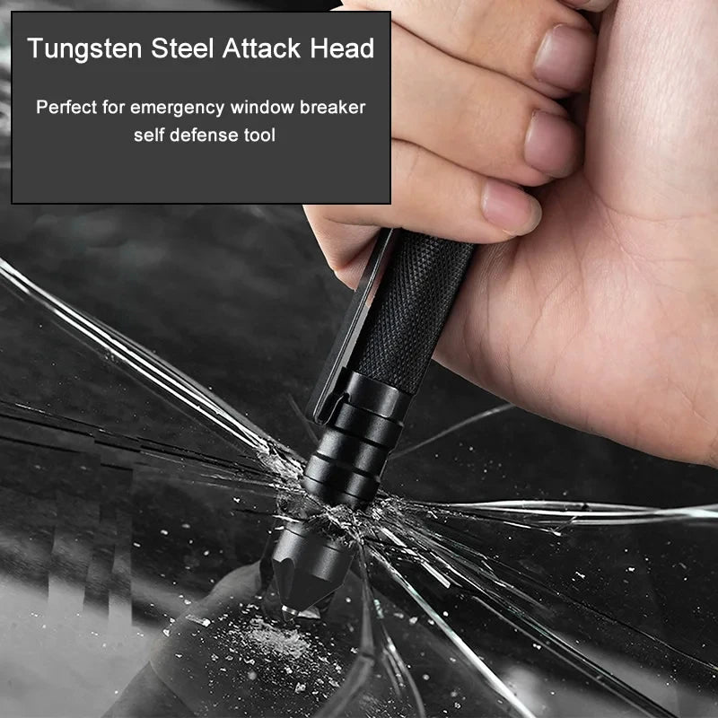 Frendorf | Hochwertiger tragbarer multifunktionaler 3-in-1-Militär-Taktikstift