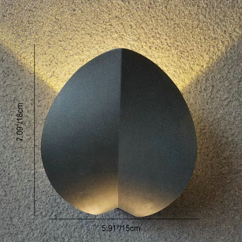 Frendorf | Clovara LED Wandleuchte | Nordic Design | Wasserdicht | Vierblättriges Kleeblatt Aluminium Außenleuchte