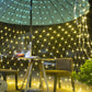 Frendorf | SolarNet Glow Outdoor LED Lichterkette | Fischnetz Design | Solarbetrieben | Stimmungsvolles Licht für Garten und Balkon