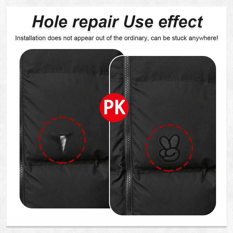 Frendorf | Nahtlose selbstklebende bestickte Patches für Kleidung | Waschbar & vielseitig