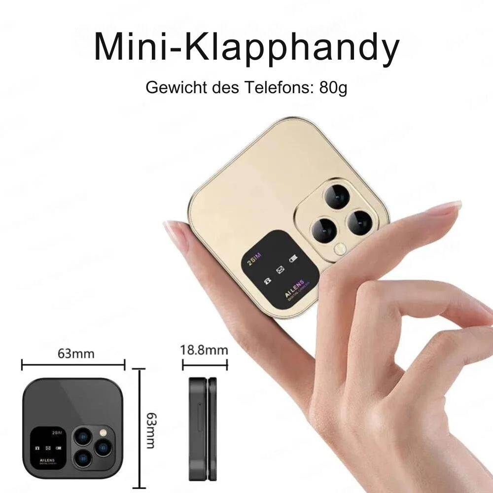 Frendorf | NanoFlip - 2024 Neues Mini-Flip-Handy