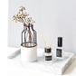 Frendorf | Artévo Eisen-Keramik Design Vase | Modernes Gittermuster | Elegante Dekoration | Für Wohnzimmer & Büro