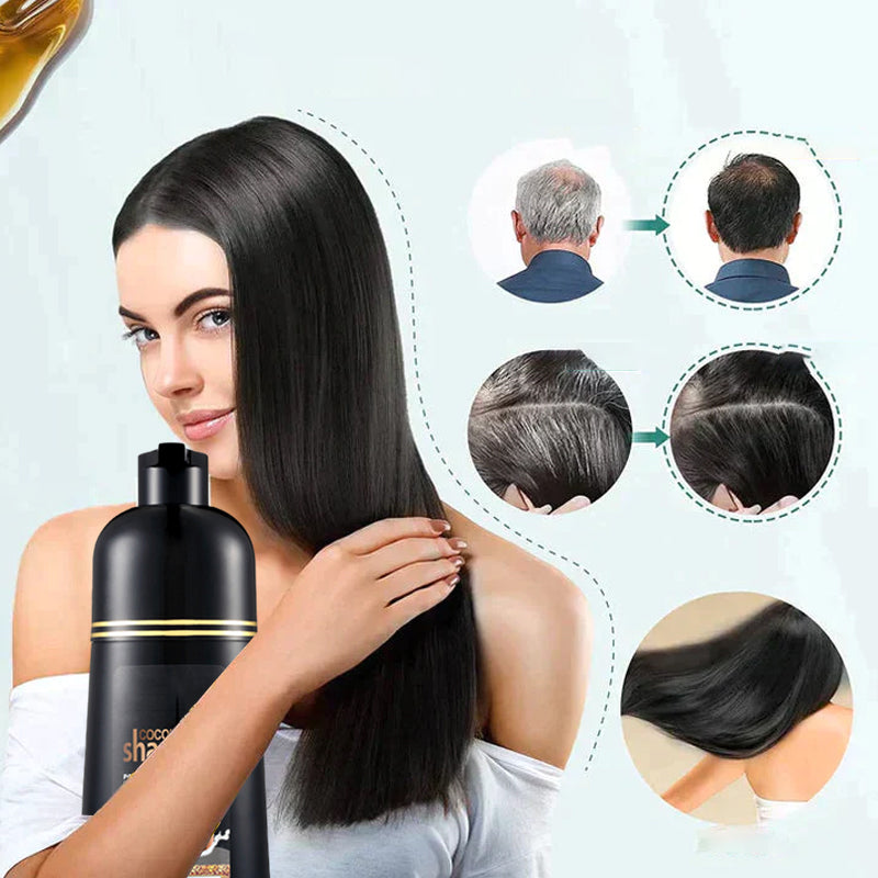 Frendorf | 3 in 1 Schwarze Haar Shampoo Spülung