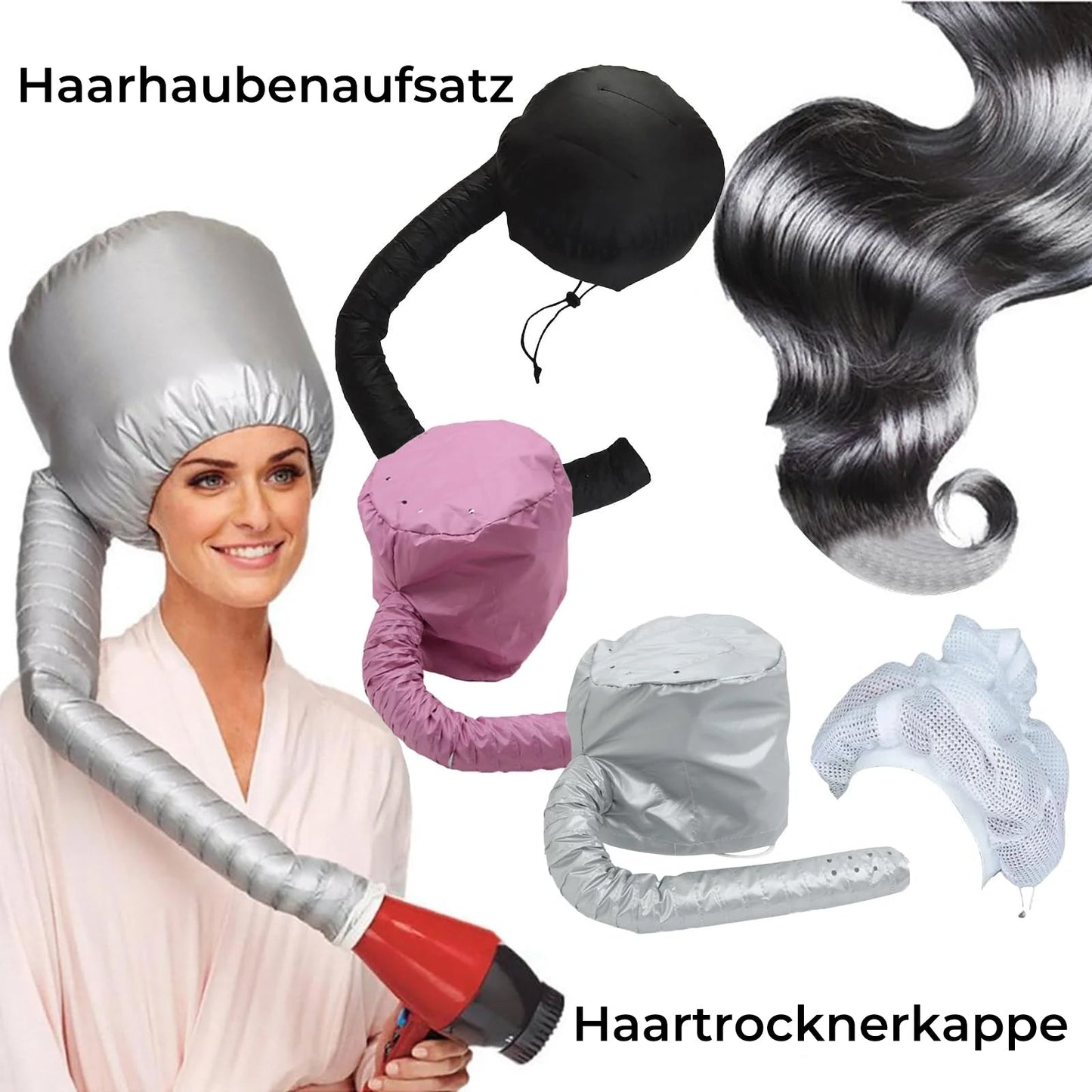 Frendorf | Netz-Plopping-Kappe zum Trocknen von lockigem Haar