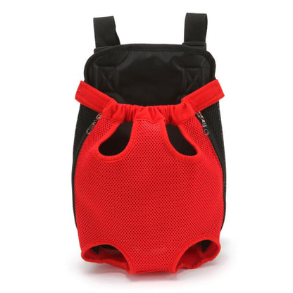 Haustier-Rucksack Vorderseite