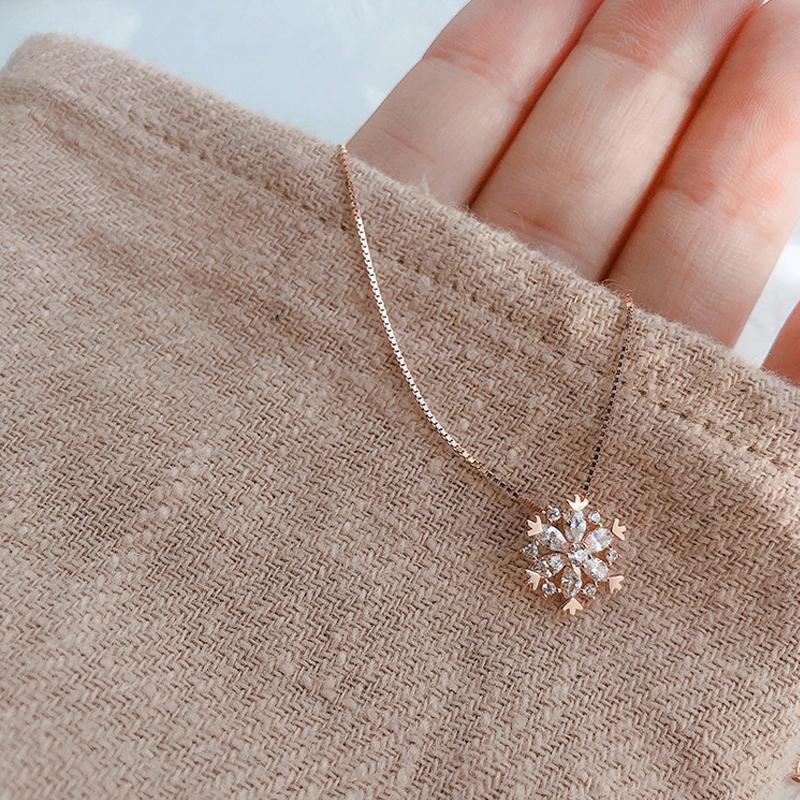 Frendorf | Glänzende Schneeflocke Kette